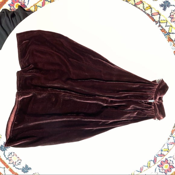 Anthropologie Kachel Chelsea velvet halter sz 12 - Picture 6 of 14